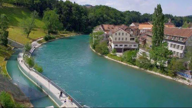 Ini Loh Fakta dan Sejarah Bendungan Engehalde serta Sungai Aare di Bern Swiss Lokasi Ditemukannya Jenazah Eril