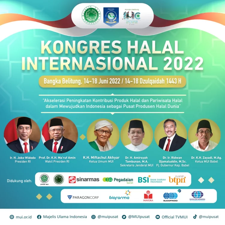 Kongres Halal Internasional MUI di Bangka Belitung akan Rumuskan Resolusi Halal Dunia