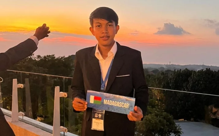 Mahasiswa Unand Asal Madagaskar di Konferensi Internasional Pemimpin Muda di Bali