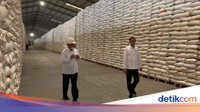 Jokowi: 3 Tahun Tidak Impor Beras Sama Sekali, Biasanya 2 Juta Ton