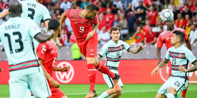 Hasil pertandingan Swiss vs Portugal: Skor 1-0