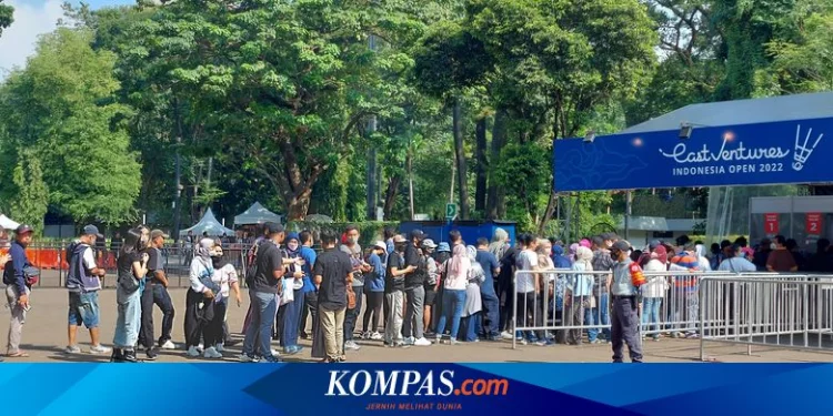 Indonesia Open 2022: Penonton Serbu Loket Tiket, Datang demi Lihat Marcus/Kevin