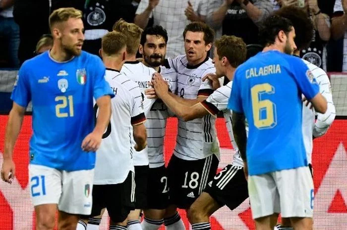 Hasil UEFA Nations League - Dilumat Jerman dengan 5 Gol, Italia Ulangi Rekor Buruk Berusia 65 Tahun