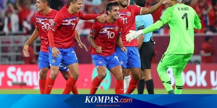 Daftar Tim Lolos Piala Dunia 2022: Kosta Rika Rebut Tiket Terakhir Halaman all