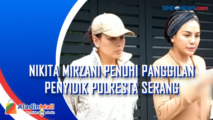 VIDEO: Nikita Mirzani Penuhi Panggilan Penyidik Polresta Serang