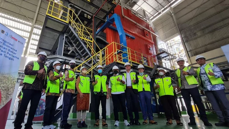 Langkah Nyata Perusahaan Internasional Kurangi Jejak Karbon di Jateng lewat Sekam Padi