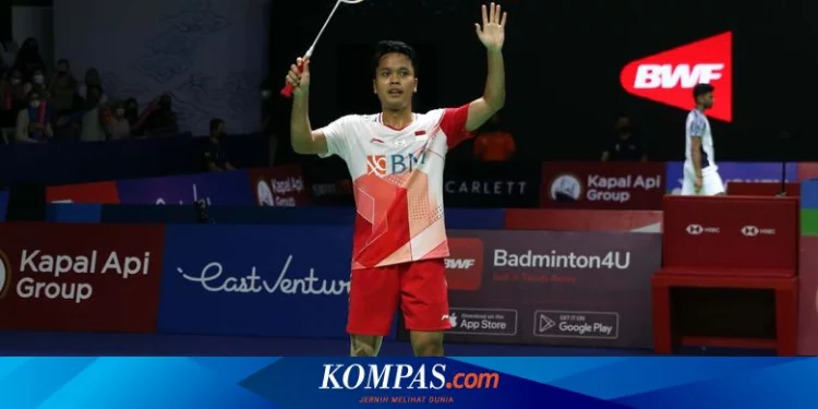 Jadwal Siaran Langsung Indonesia Open 2022: Anthony Ginting Vs Axelsen Hari Ini