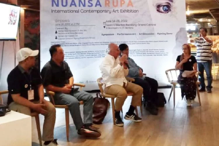 Pameran Seni Tingkat Internasional Digelar di Bandung, Karya Prof. Dr. Rudy Harjanto Sukses Tarik Perhatian