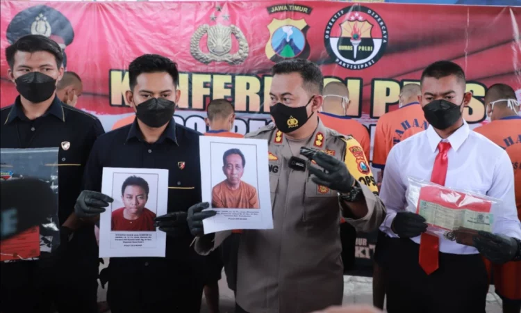 Polres Kediri Berhasil Menangkap Lima Orang Spesialis Pencuri Mobil