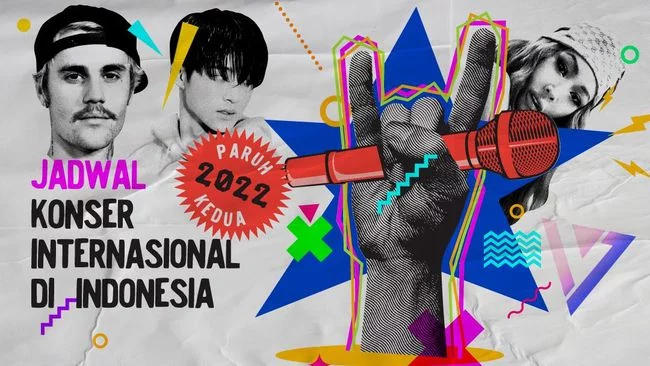 INFOGRAFIS: Jadwal Konser Internasional di Indonesia Paruh Kedua 2022