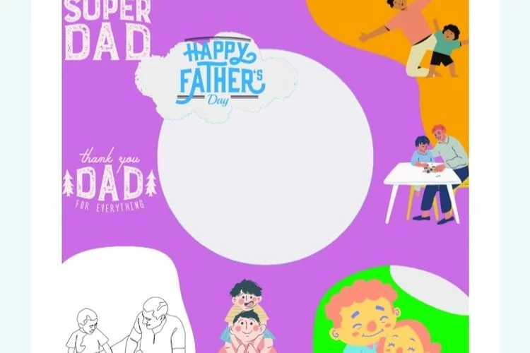 Pasang Twibbon Selamat Hari Ayah Internasional 2022 di Sosial Media yang Akan Diperingati Pada 19 Juni 2022