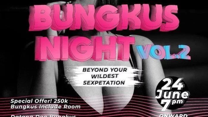 Viral Kasus Bungkus Night, Beredar Poster Wanita Berbalut Busana Seksi