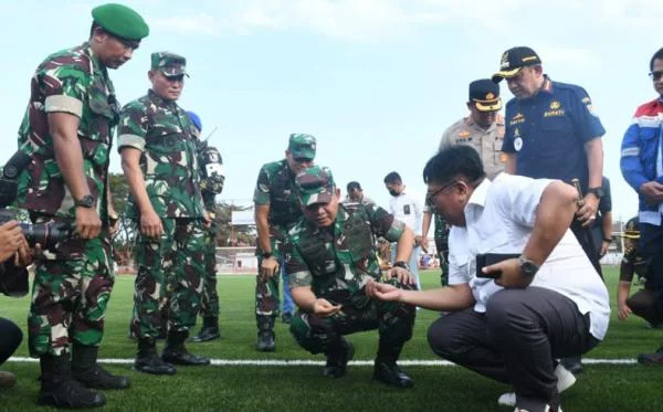 KSAD Resmikan Lapangan Pangsar Jenderal Soedirman Bertaraf Internasional di Cilacap