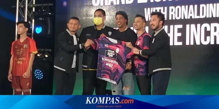Raffi Ahmad Hadirkan Ronaldinho di Peluncuran Jersey Baru RANS Nusantara FC