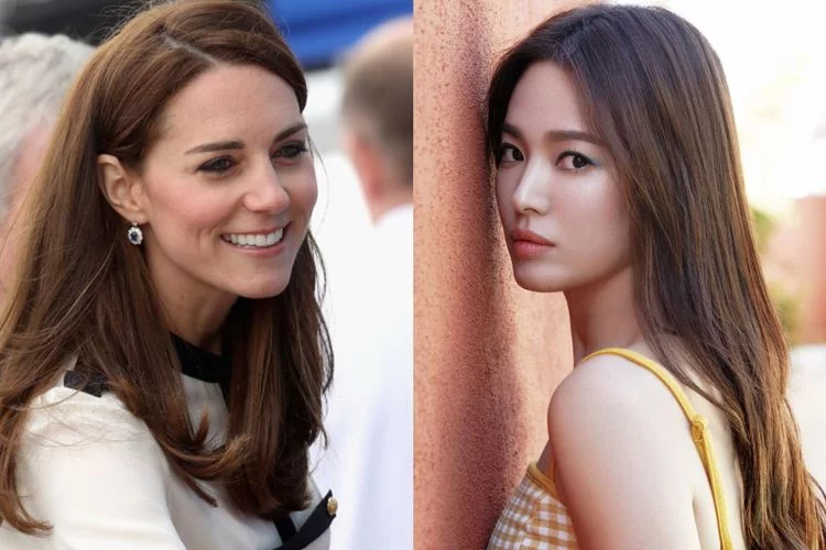 Song Hye Kyo Kembaran Gaun Mewah dengan Kate Middleton, Aura Bangsawan Terpancar Nyata!