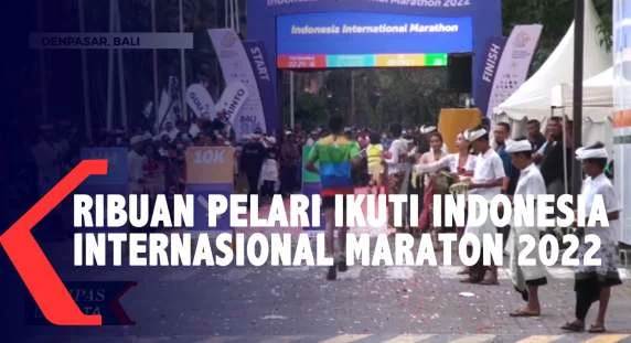 Ribuan Pelari Ikuti Indonesia Internasional Marathon 2022