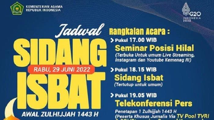 Idul Adha 2022 Tanggal Berapa? Pantau Hasil Sidang Isbat Kemenag di Sini