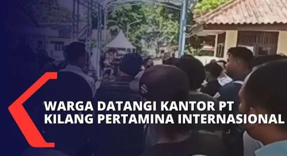 Tuntut Perbaikan Pipa Bocor, Warga Indramayu Datangi Kantor PT Kilang Pertamina Internasional