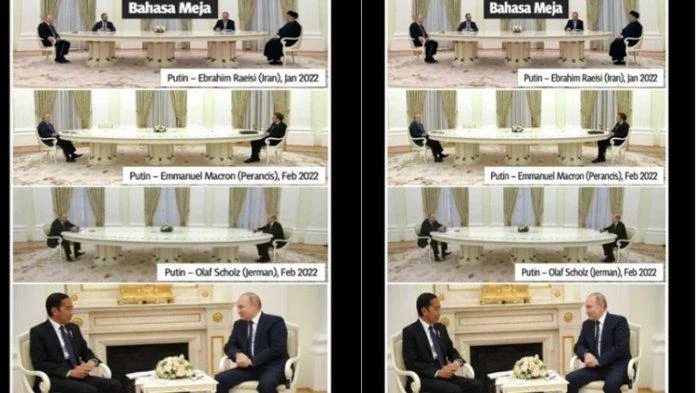 Meja Panjang Menghilang, Viral Foto Putin Terima Sejumlah Pimpinan Negara Berbeda Saat dengan Jokowi