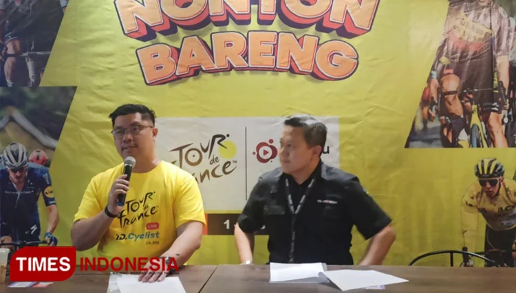 Transvision Gelar Nobar Balap Sepeda Internasional Tour de France di Surabaya