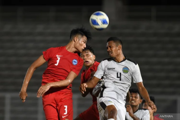 Bermain menyerang, Timor Leste U-19 kalahkan Singapura