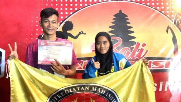Diikuti Puluhan Negara, Dua Mahasiswa Unigoro Sabet Juara Pencak Silat Internasional di Bali