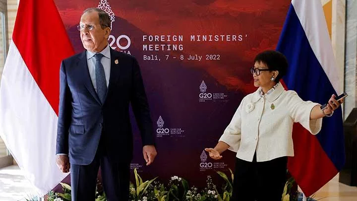 Kemlu Bantah Menlu Rusia Walk Out dari Pertemuan FMM G20 Bali