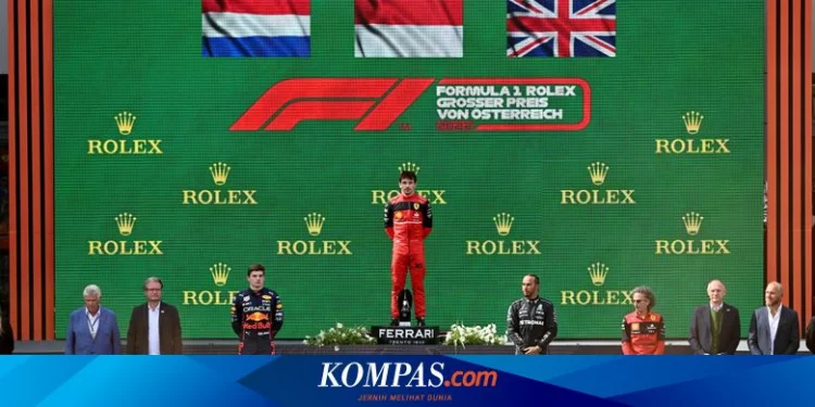 F1 GP Austria: 3 Peraih Podium Kena Denda Rp 152 Juta karena Langgar Prosedur