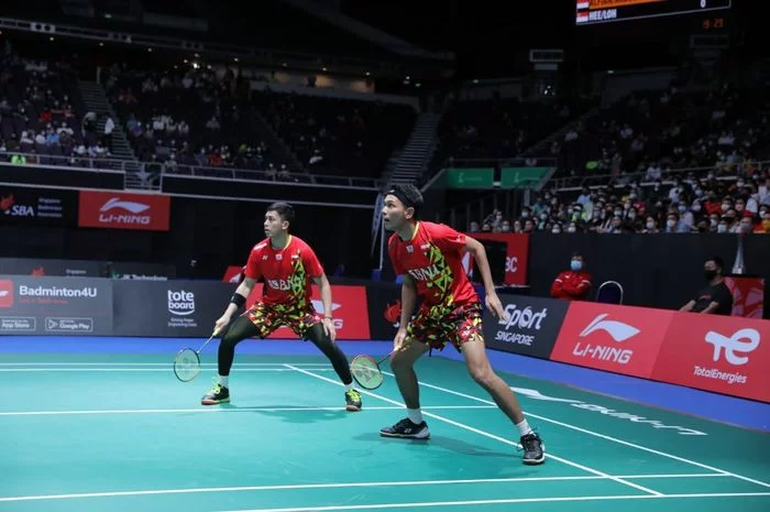 Singapore Open 2022 - Fajar/Rian Dipuji Lawan: Mereka Bisa Ubah Arah Kok Sesuka Hati