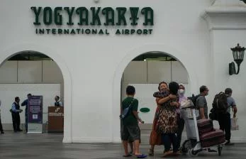 In Picture: Penumpang Bandara Internasional Yogyakarta Meningkat