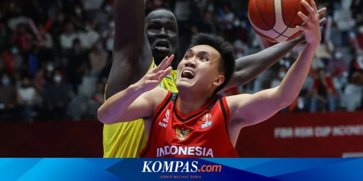 BERITA FOTO: Indonesia Lawan China di Playoff FIBA Asia Cup 2022 Halaman all