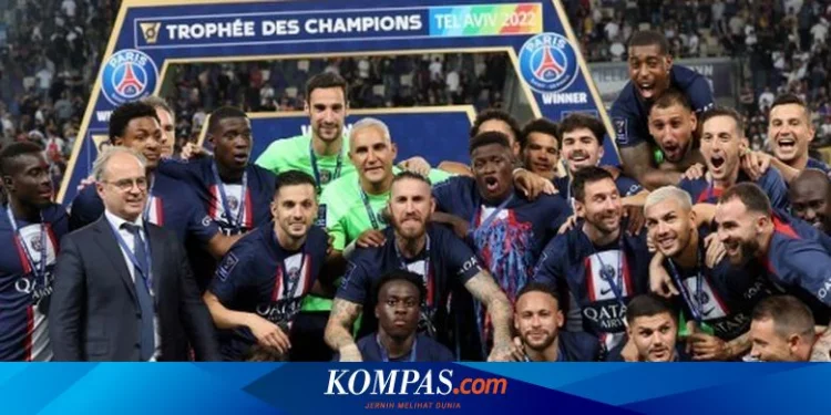 Hasil PSG Vs Nantes 4-0: Les Parisiens Juara Piala Super Perancis, Messi Terlibat dalam Sejarah