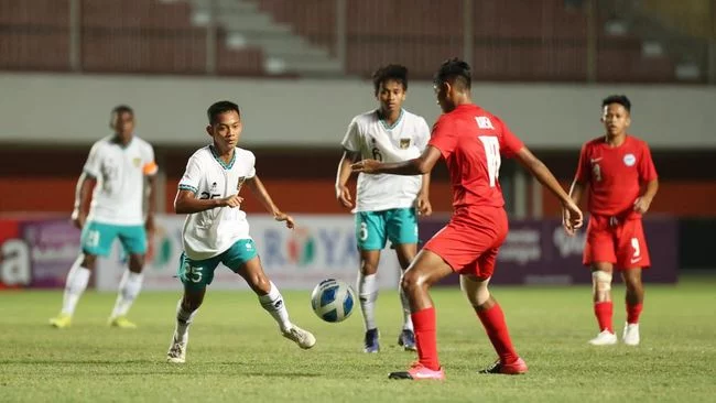 Momen Indonesia Gilas Myanmar 5-0 di Piala AFF U-16