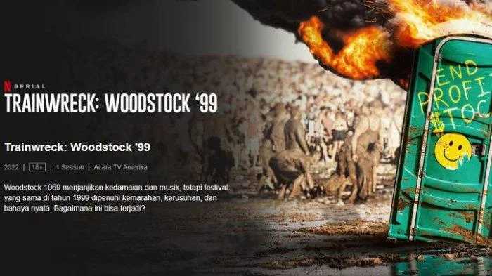 Sinopsis Trainwreck: Woodstock '99 yang Tayang di Netflix, Ini Link Nonton dan Trailernya
