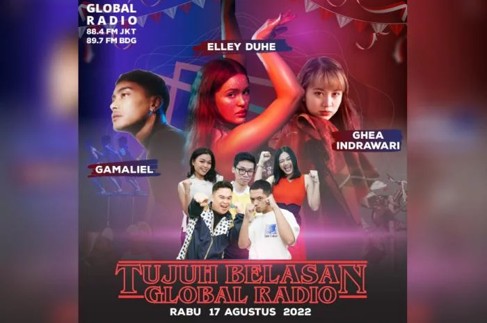 Global Radio Rayakan HUT ke-77 RI Bersama Musisi Nasional dan Internasional