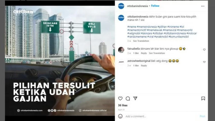 Meme Otomotif Pekan Ini: Pilihan Tersulit Ketika Gajian