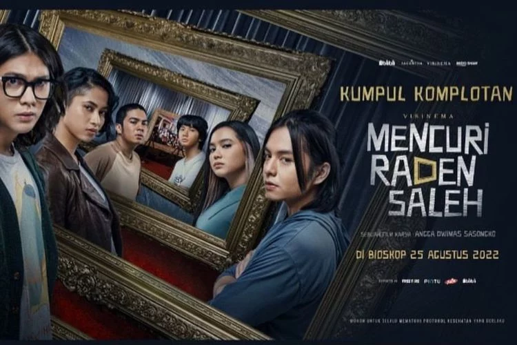 Sinopsis Film Mencuri Raden Saleh Ada Debut Iqbaal Ramadhan dan Kawan-kawan