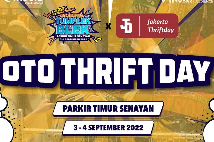 Bisa Berburu Pakaian Langka dan Unik Khusus Otomotif di Oto Thrift Day Otobursa Tumplek Blek 2022