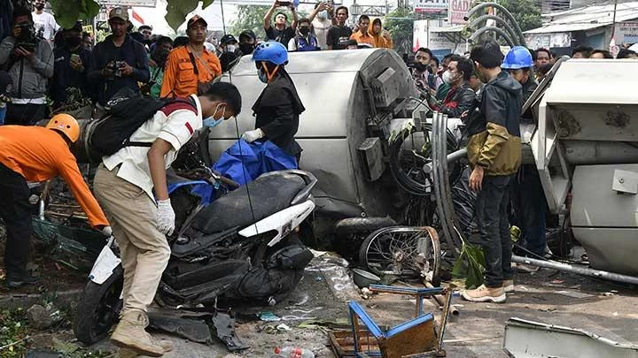 KNKT Ungkap Penyebab Kecelakaan Maut Truk Trailer di Bekasi