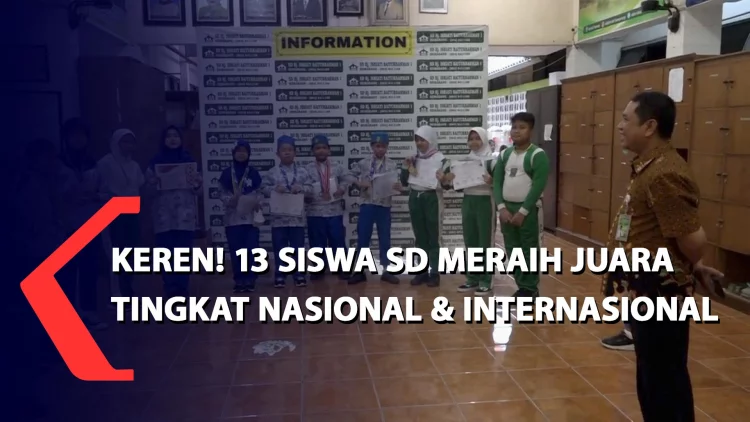 Keren! 13 Siswa SD Meraih Juara Tingkat Nasional dan Internasional