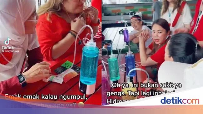 Viral 'Sekte' Emak-emak Inhalasi Hidrogen, Ini Cerita di Baliknya