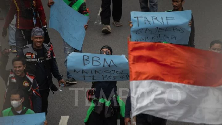 Ribuan Driver Ojol Bakal Demo di Istana Merdeka Besok, Tolak Harga BBM Naik
