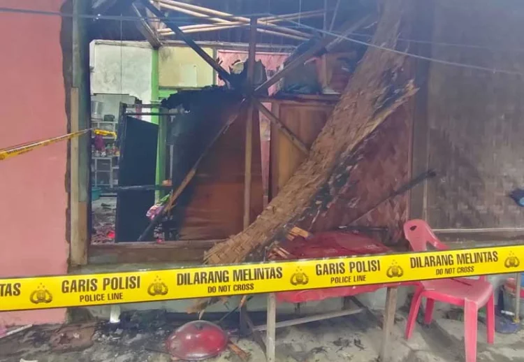 Polsek Sepatan Masih Dalami Peristiwa Kebakaran di Desa Kayu Agung Kecamatan Sepatan