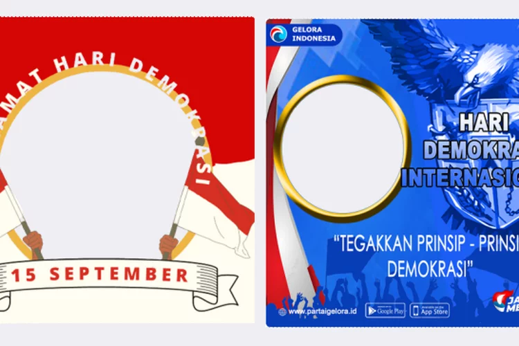 Link Twibbon Hari Demokrasi Internasional 15 September 2022, Mudah dan Praktis untuk Digunakan