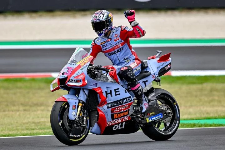 Hasil MotoGP Aragon: Enea Bastianini Juara, Quartararo-Marquez Crash