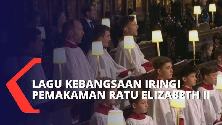 Lagu Kebangsaan Inggris Iringi Pemakaman Ratu Elizabeth II di Kapel St George