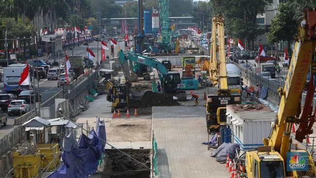 Molor! Pembangunan MRT Bundaran HI-Kota Tua Beres Tahun 2028