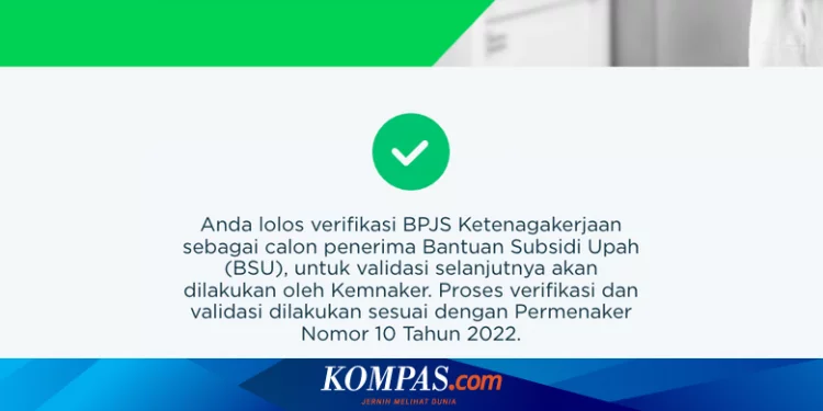 2 Cara Cek Status Penerima BSU atau BLT Subsidi Gaji 2022 Halaman all