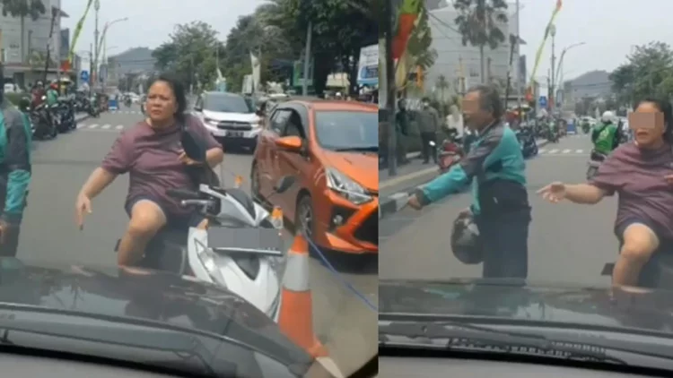 Parah, Sudah Salah Driver Ojol Ini Malah Marah-Marah