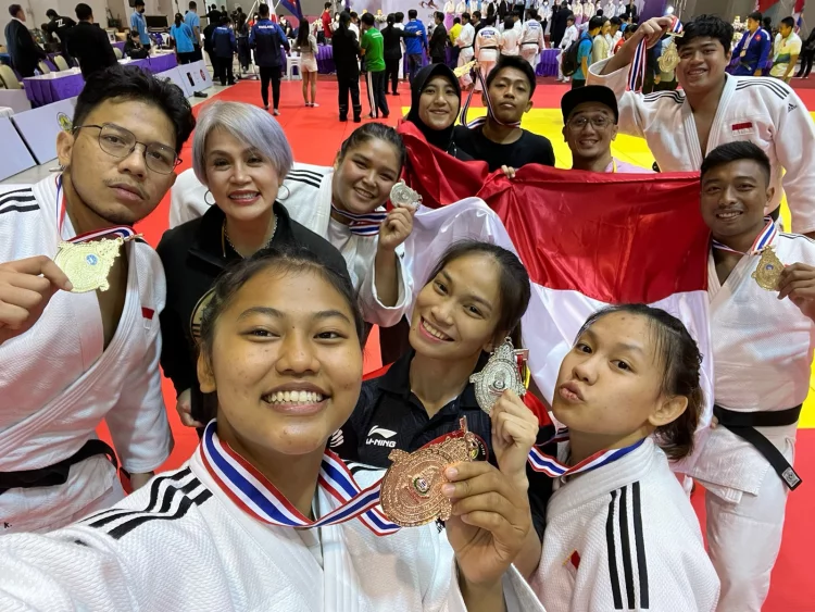 Indonesia Raih 4 Emas di Thailand Internasional Judo Championship 2022